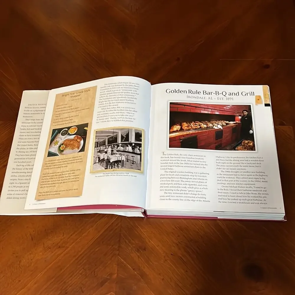 A Century of Restaurants Hardcover Book Recipes History Pictures